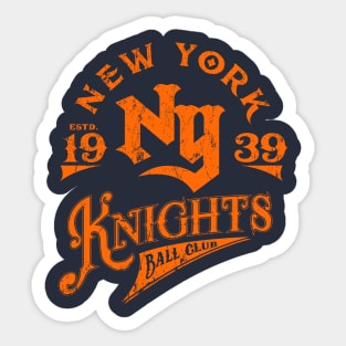 New York Knights Sticker